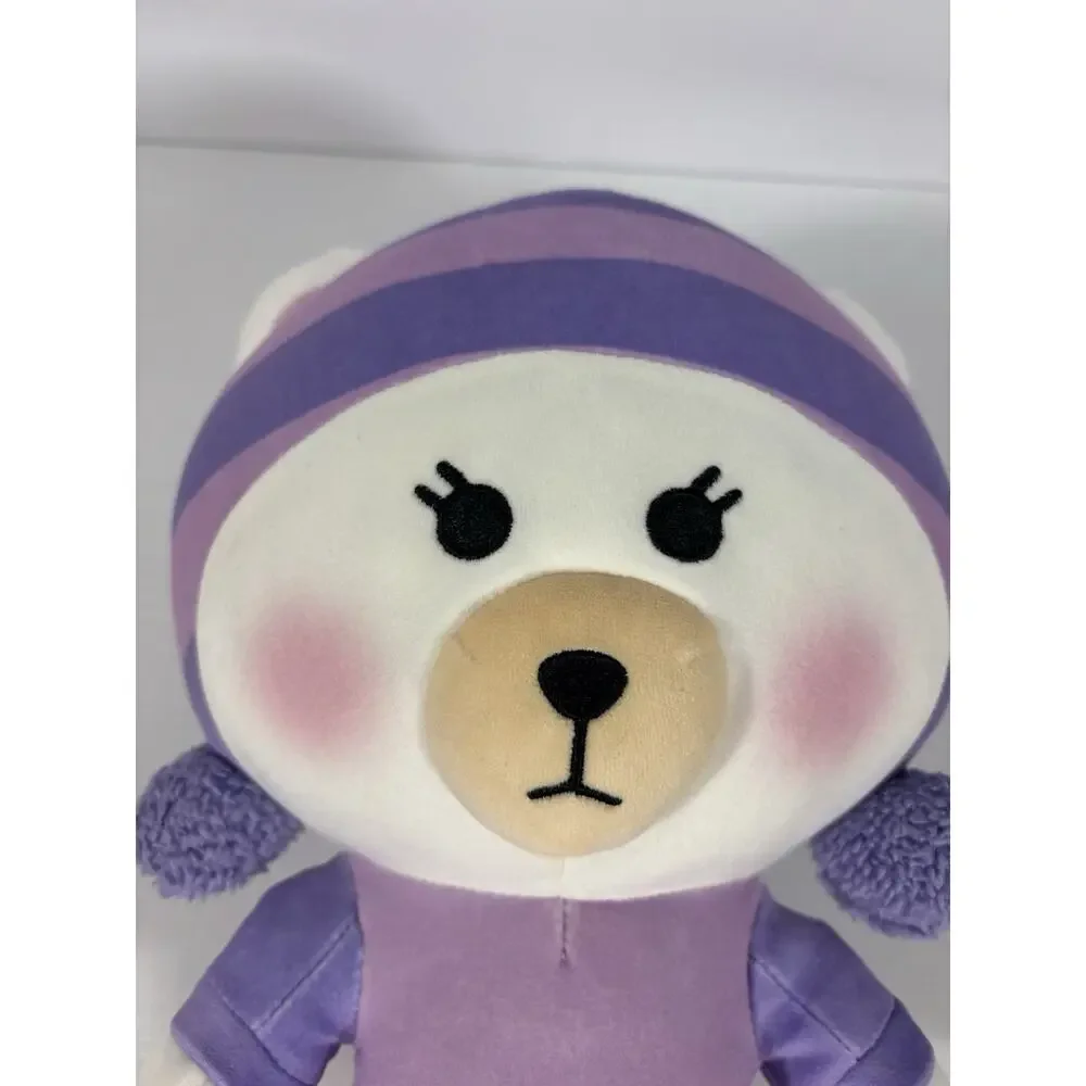Moriah Elizabeth Marlo Polar Bear Plush Guys & Gals Series 1 Purple 11”